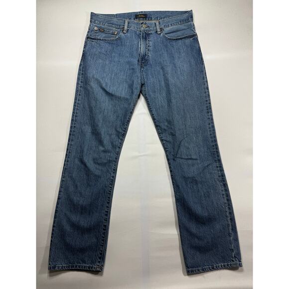 Polo Ralph Lauren Men's The Hampton Relaxed Straight Fit Jeans - 32x32 (34x31) - Picture 1 of 6